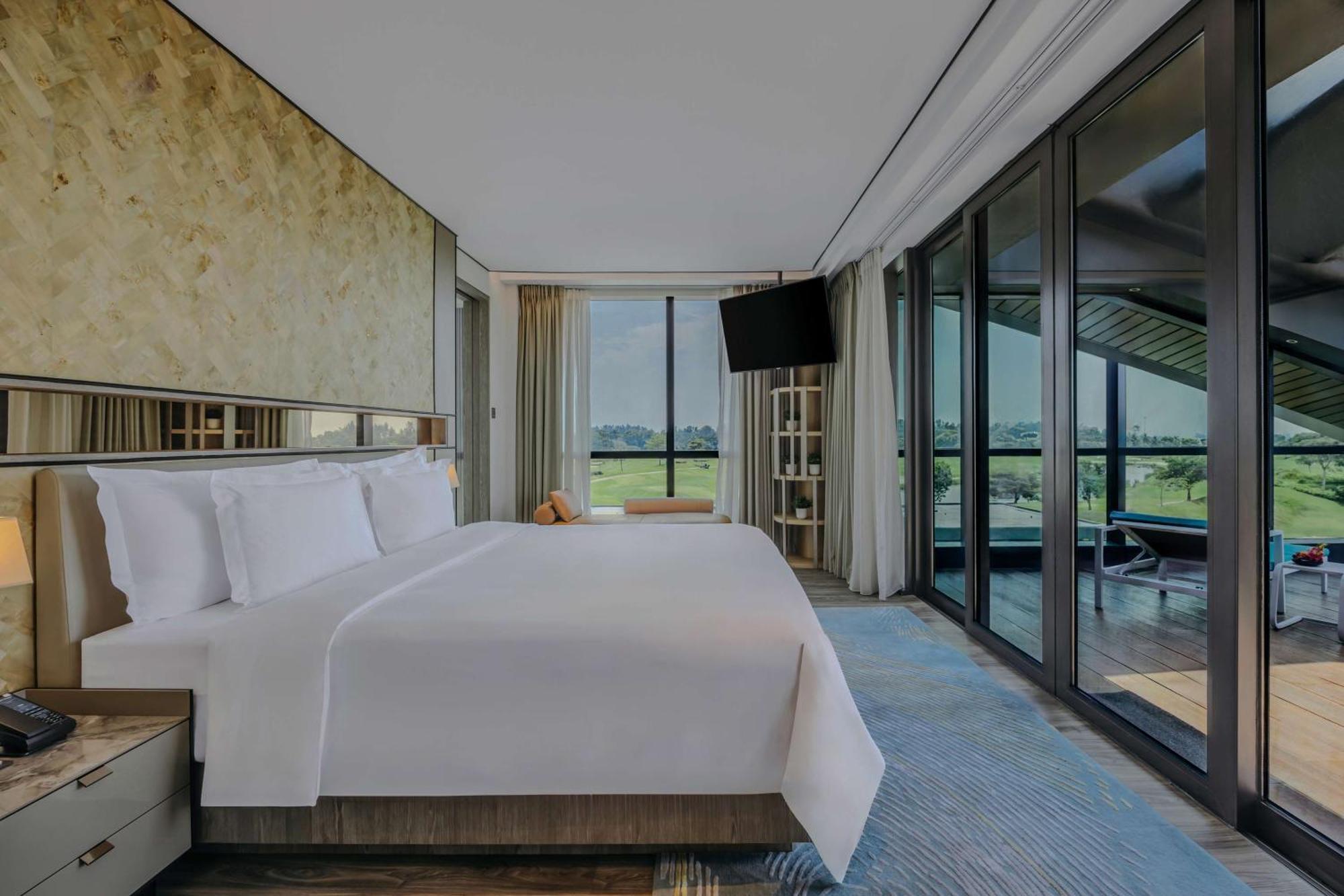 ดุสิตธานี ลากูนา สิงคโปร์ Hotel ภายนอก รูปภาพ A bedroom at the hotel